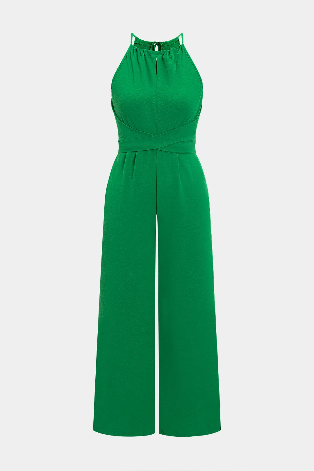 Bindet ruched ærmeløs jumpsuit sold by Micas