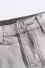 Denim revet flosset nederdel sold by Micas