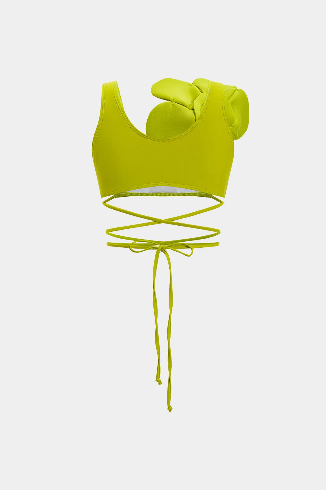 3d Floral Strappy To-Pieces Bikini Set sold by Micas product image thumbnail 4