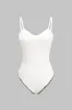 Kontrastbindende bustier ærmeløs bodysuit sold by Micas