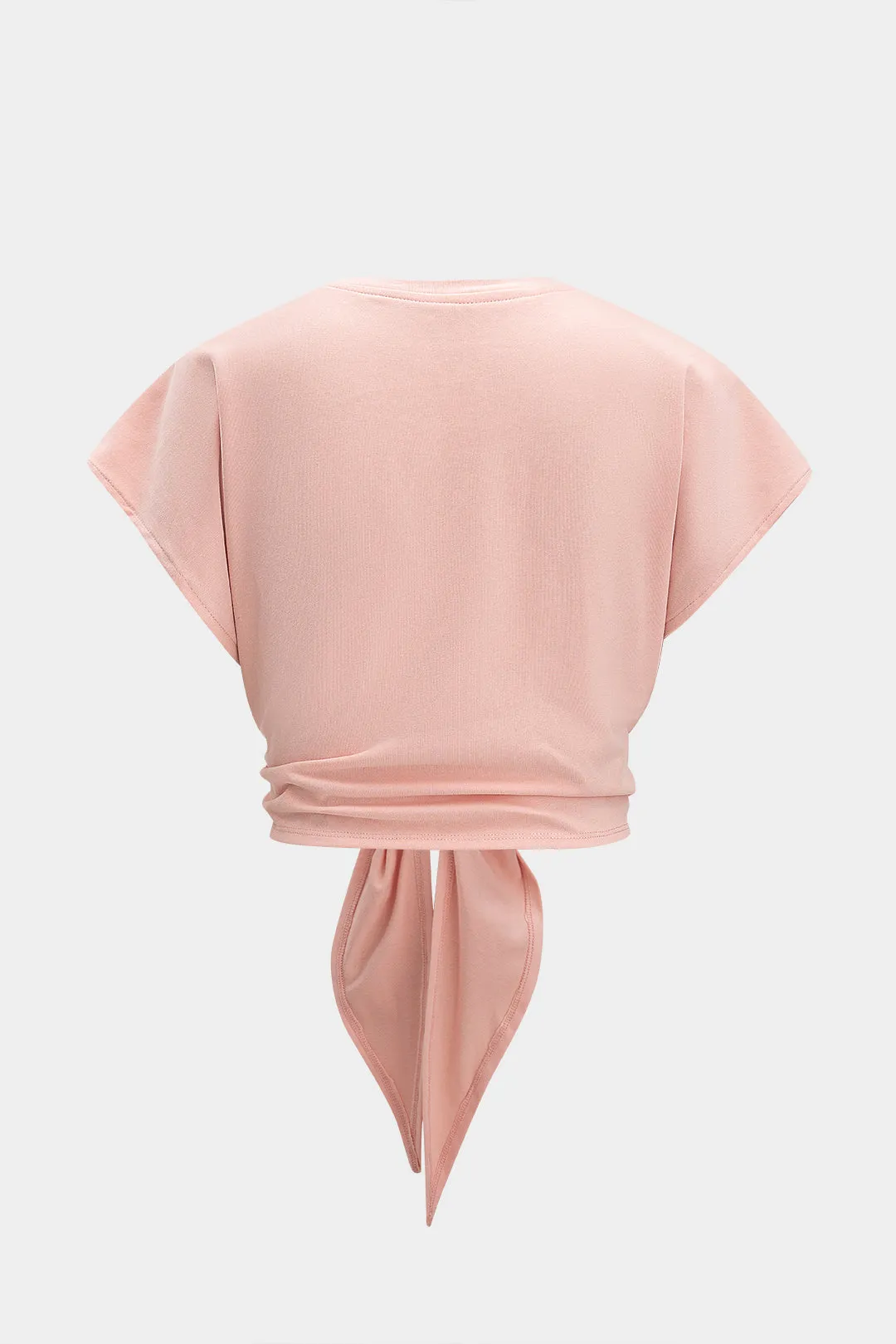 Frugtprint Knot Ruched T-shirt sold by Micas product image thumbnail 2