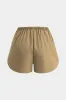 Bindet ruched langærmet top og tegningshorts sæt sold by Micas