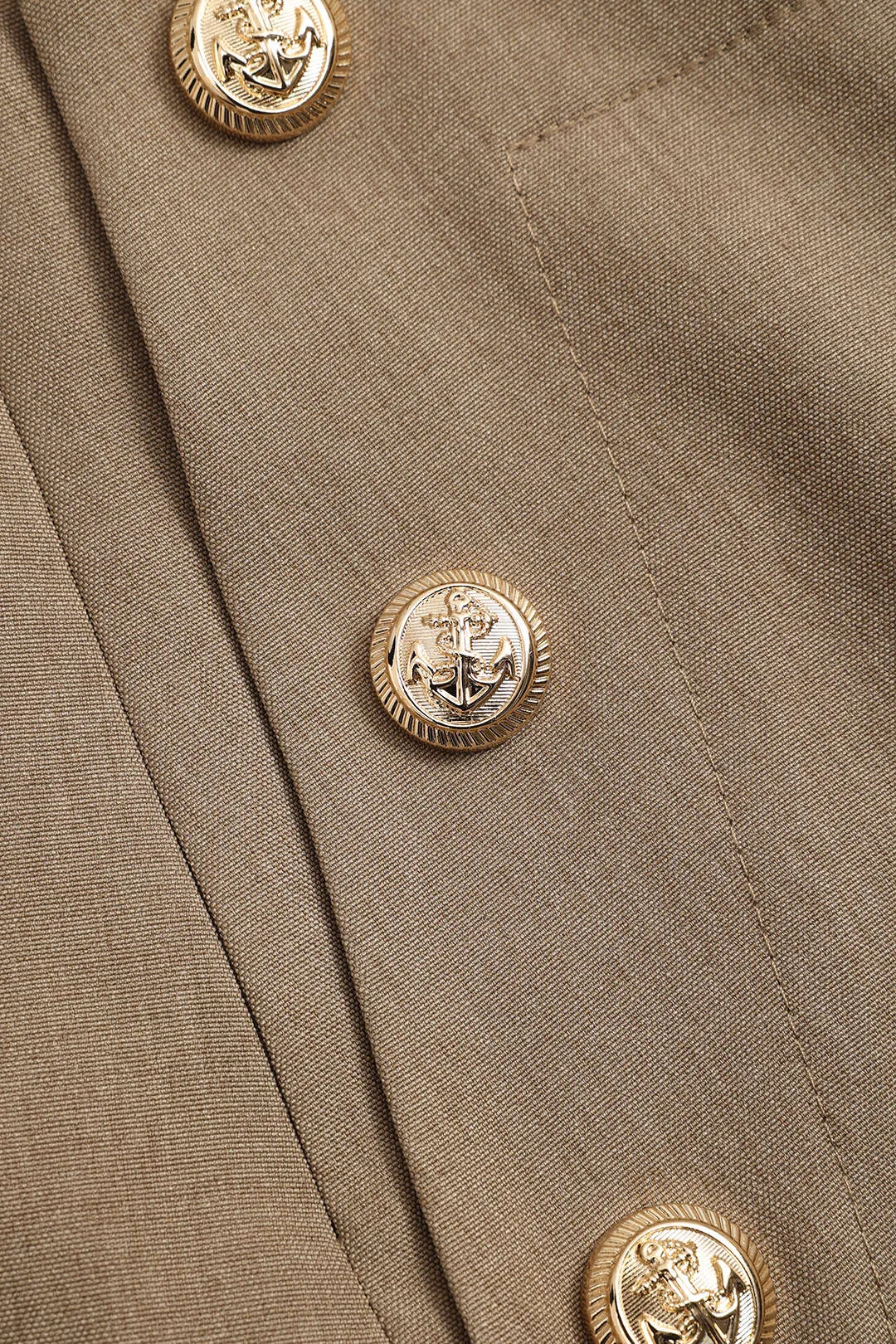 Metallisk knap med høj talje bredt ben ruked bukser sold by Micas product image thumbnail 4