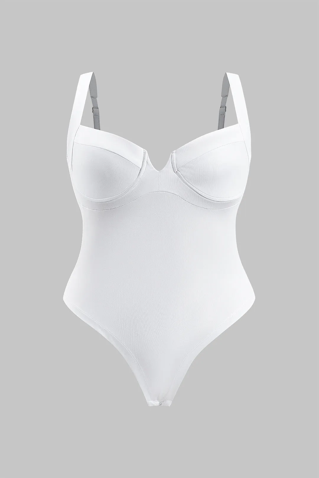 Plus størrelse bustier ærmeløs bodysuit sold by Micas