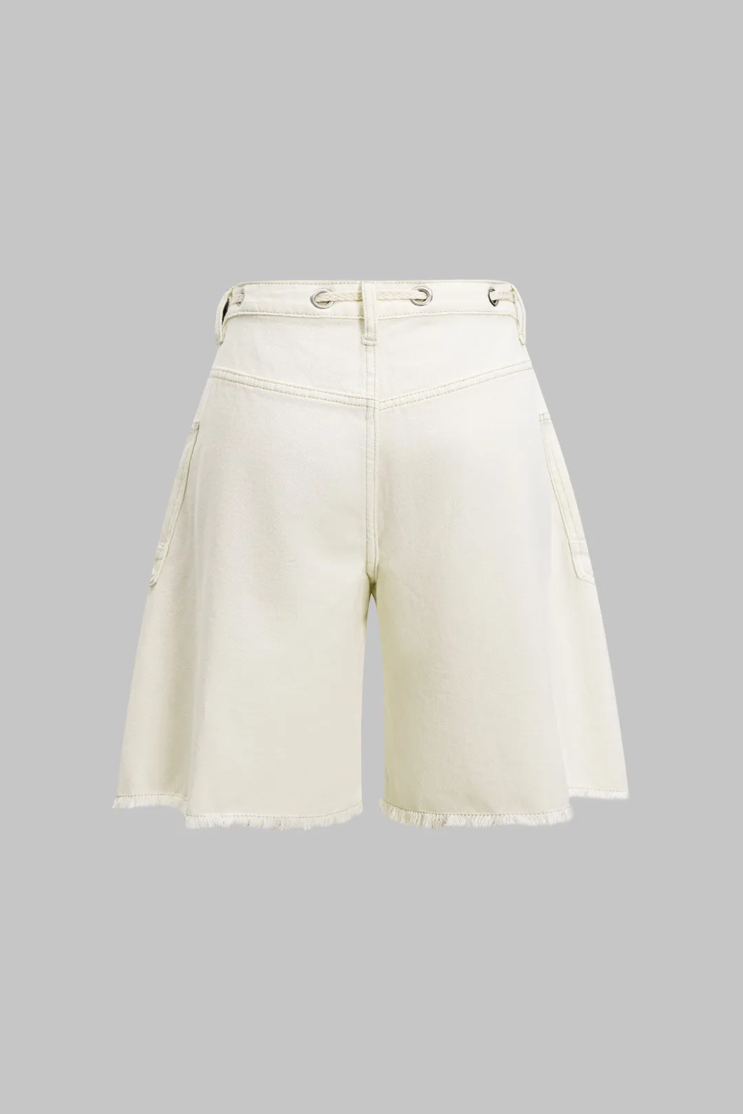 Denim metallisk ring udskåret lommehorts sold by Micas product image thumbnail 2