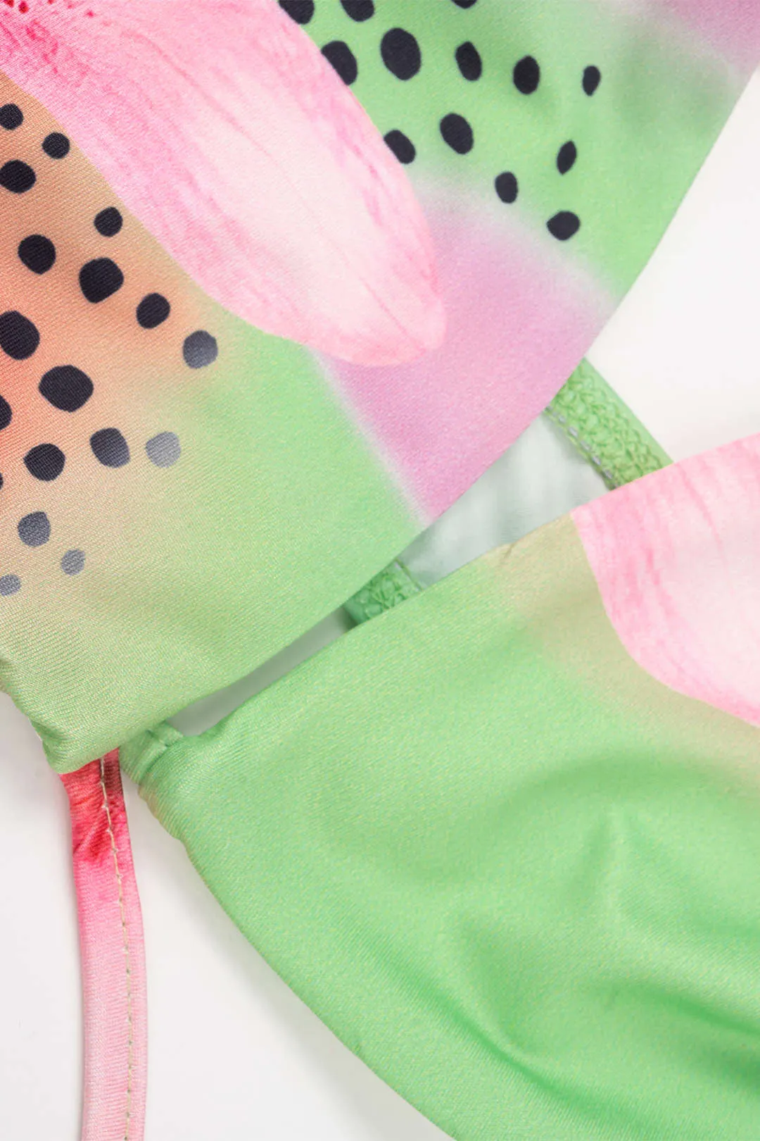 Blomsterprintbinding to-stykker bikini-sæt sold by Micas product image thumbnail 4