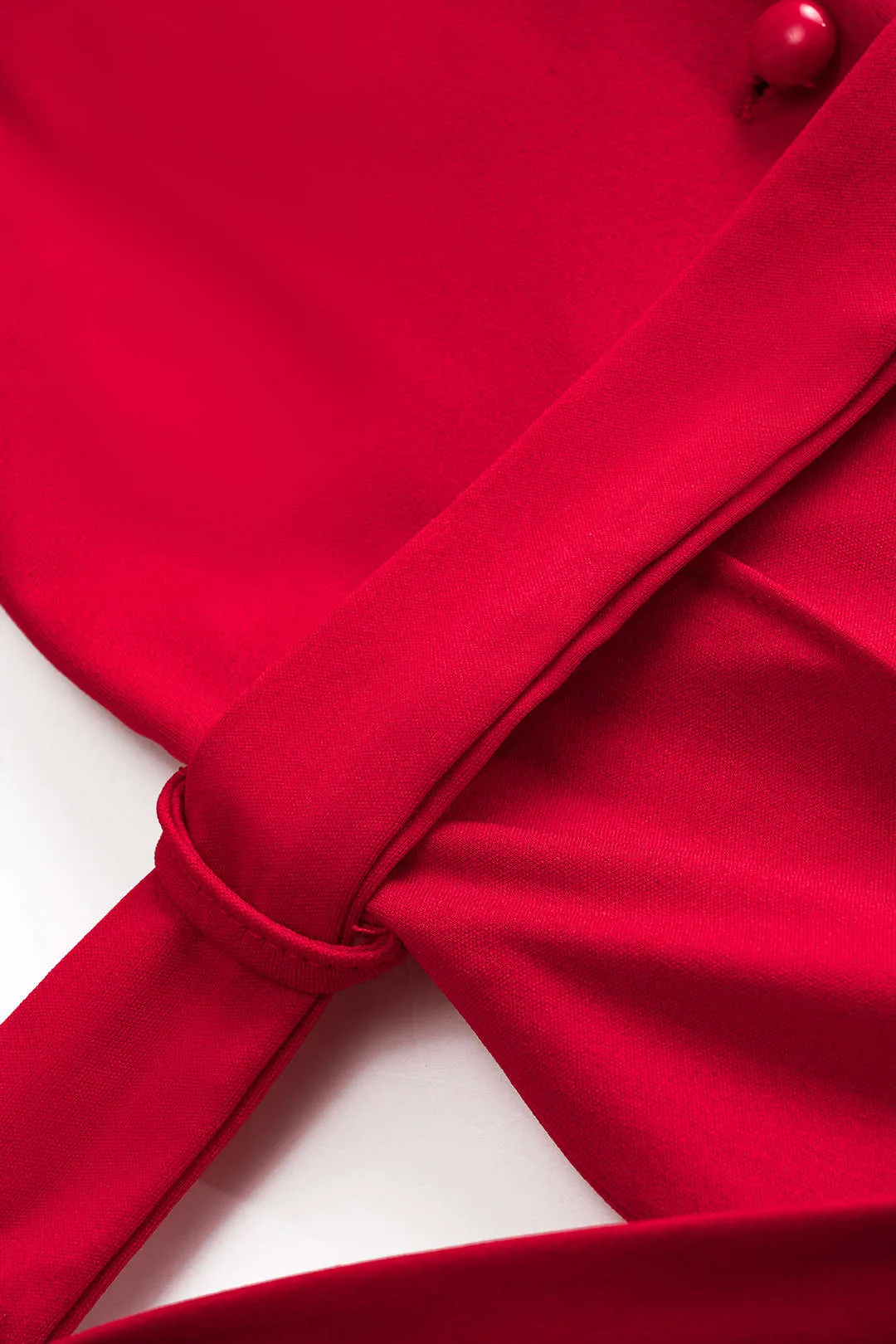 Halter hals rygfri ærmeløs bæltet jumpsuit sold by Micas product image thumbnail 5