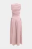 Ruched ærmeløs maxi kjole sold by Micas