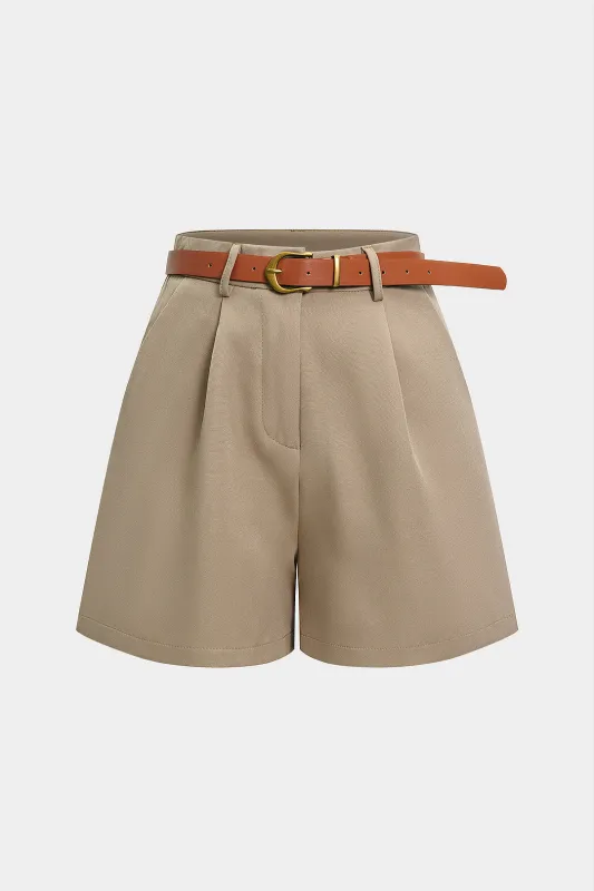 Bælteknap Ruched Shorts sold by Micas