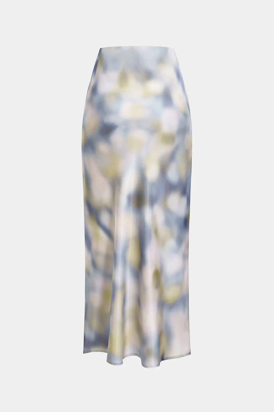 Satin Abstract Tie Dye Print Nederdel sold by Micas product image thumbnail 2