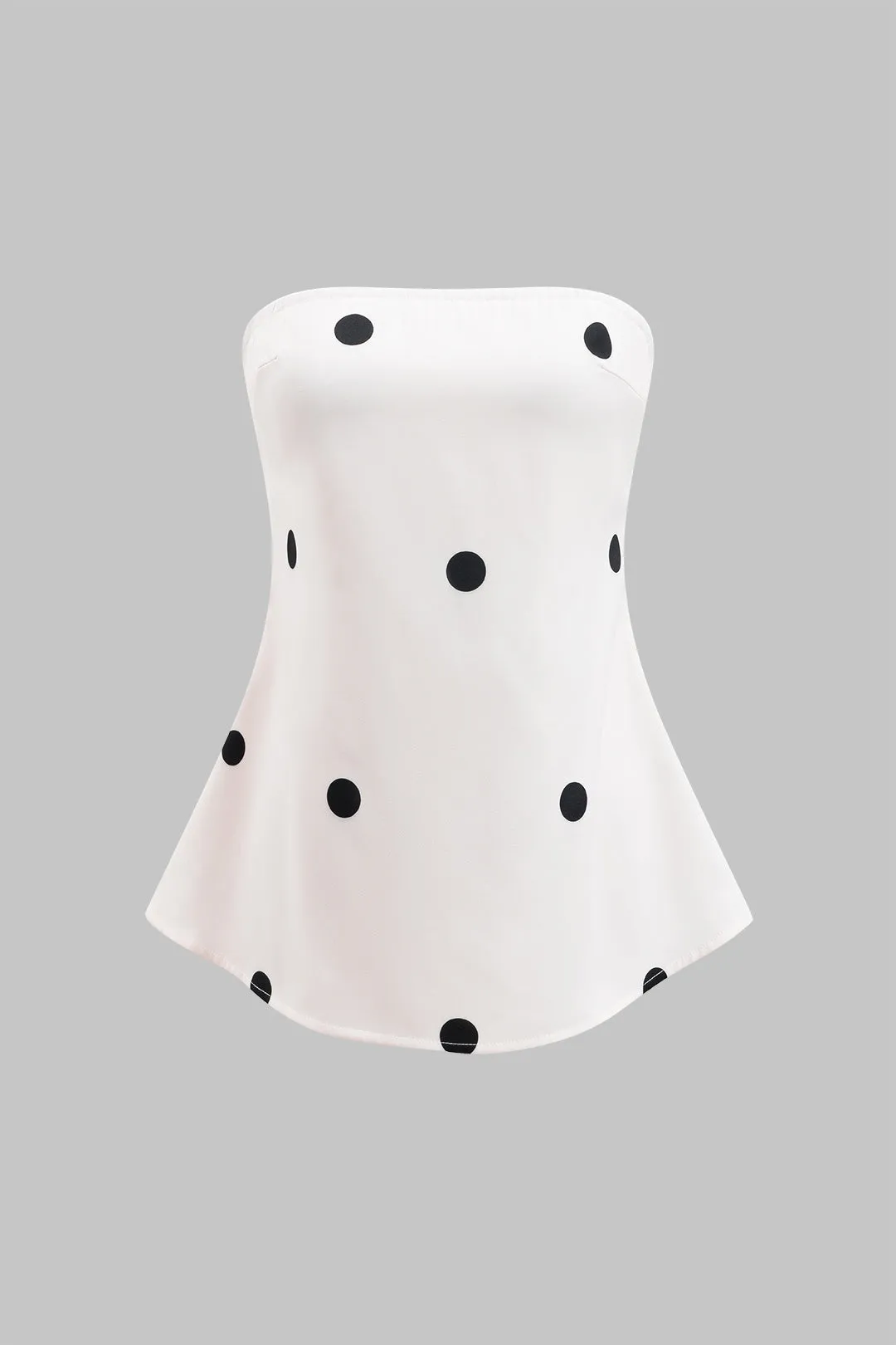 Polka Dots Print -shirt og brede benbukser sæt sold by Micas product image thumbnail 3
