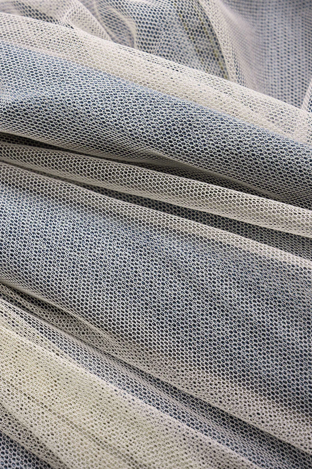 Denim Button Contrast Mesh Patchwork Vest sold by Micas product image thumbnail 4