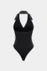 Bodløs halter v-hals bodysuit sold by Micas