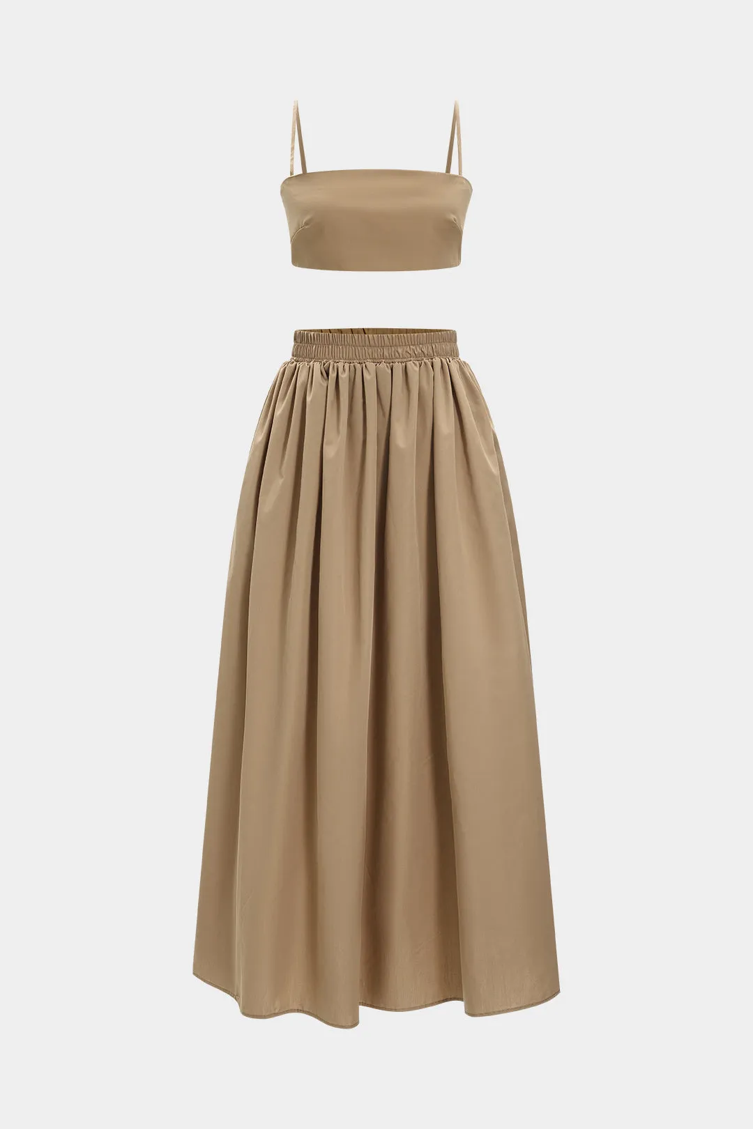 Shirred Cami Top og Ruched Nederdel Set sold by Micas product image thumbnail 2