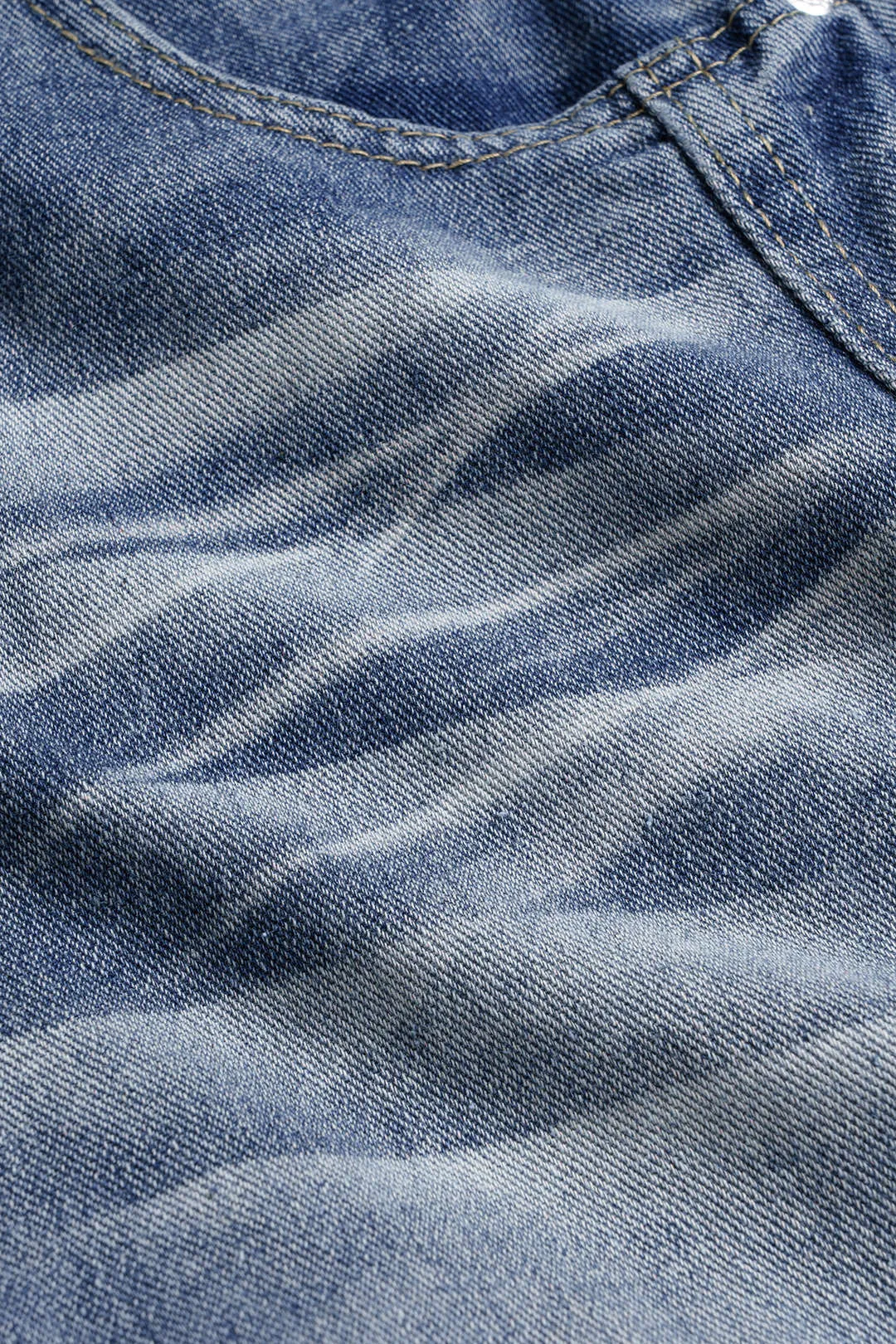 Denim høj talje bred ben tønde jeans sold by Micas product image thumbnail 3