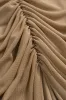 Mesh Ruched ærmeløs maxi kjole sold by Micas