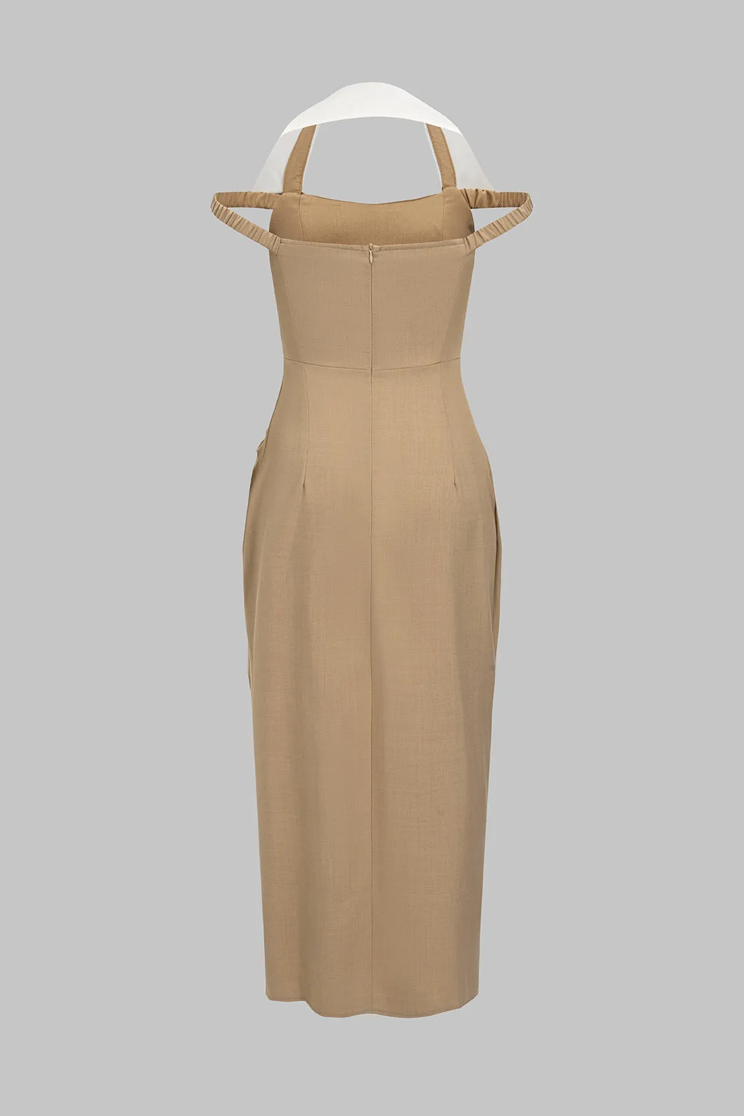 Halter hals ærmeløs midi kjole sold by Micas product image thumbnail 2