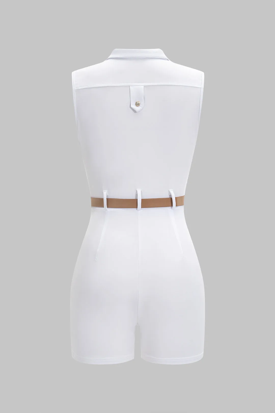 Beltet knap ærmeløs romper sold by Micas product image thumbnail 2