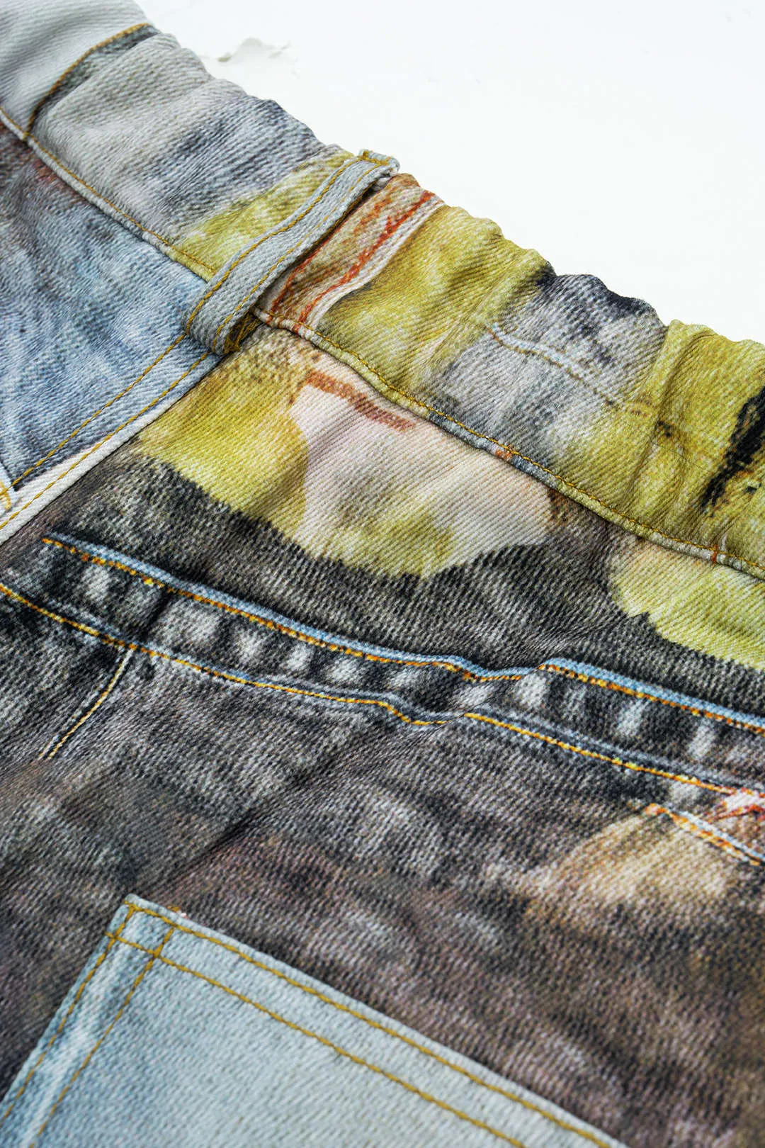 Plusstørrelse Abstract Print High Waistbukser sold by Micas product image thumbnail 5