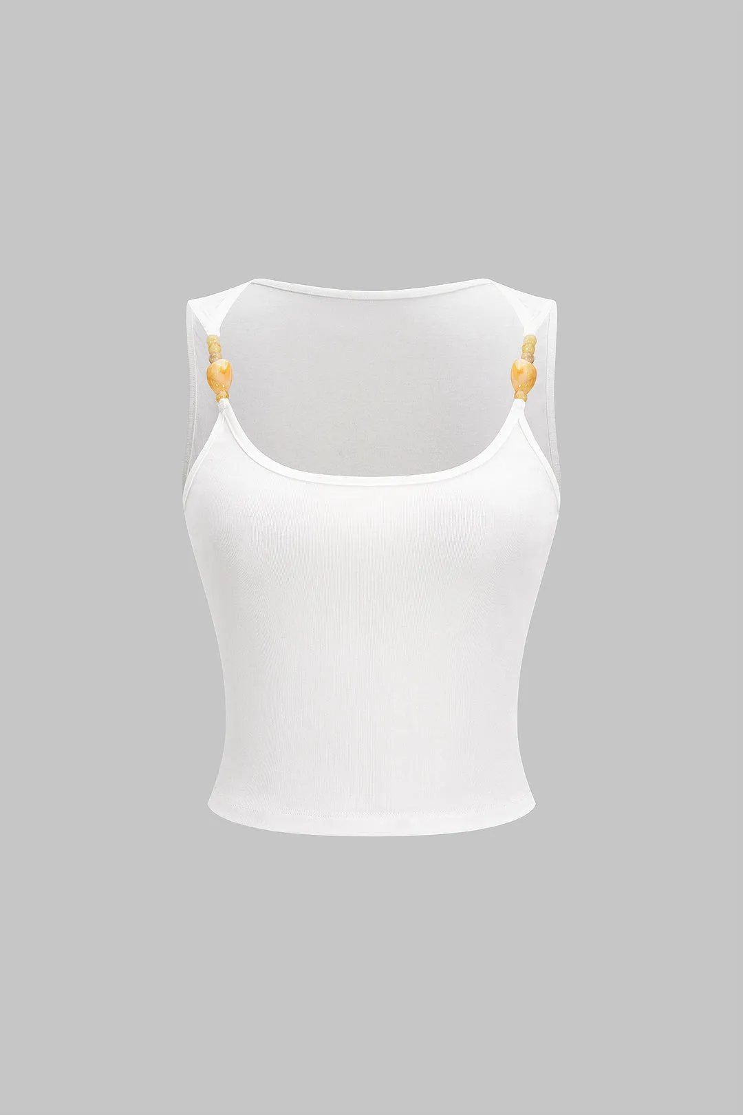 Beaded ærmeløs tank top sold by Micas