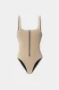 Lynlås detaljer Ærmeløs bodysuit sold by Micas