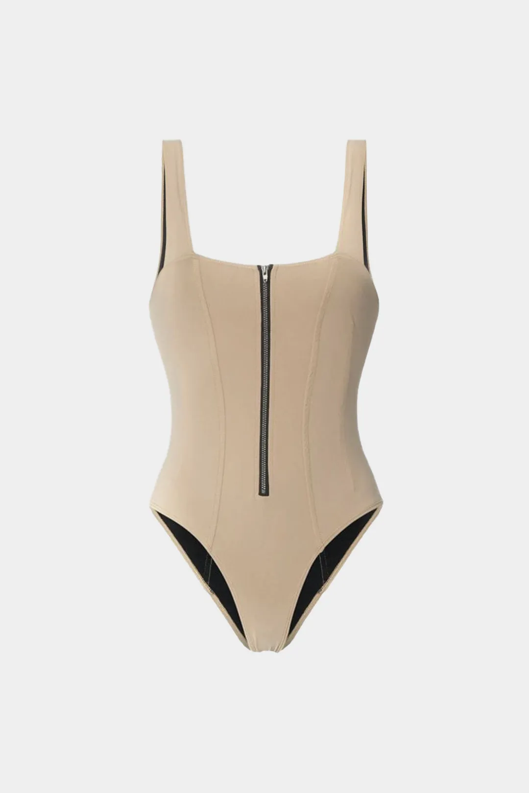 Lynlås detaljer Ærmeløs bodysuit sold by Micas