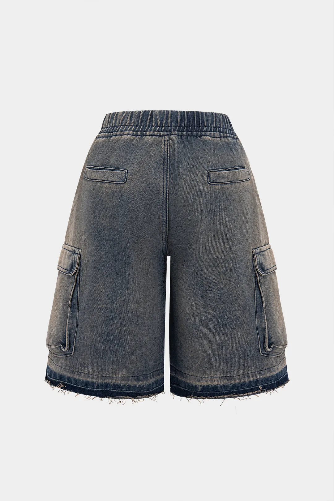 Denimtrækkede lommehorts sold by Micas product image thumbnail 2