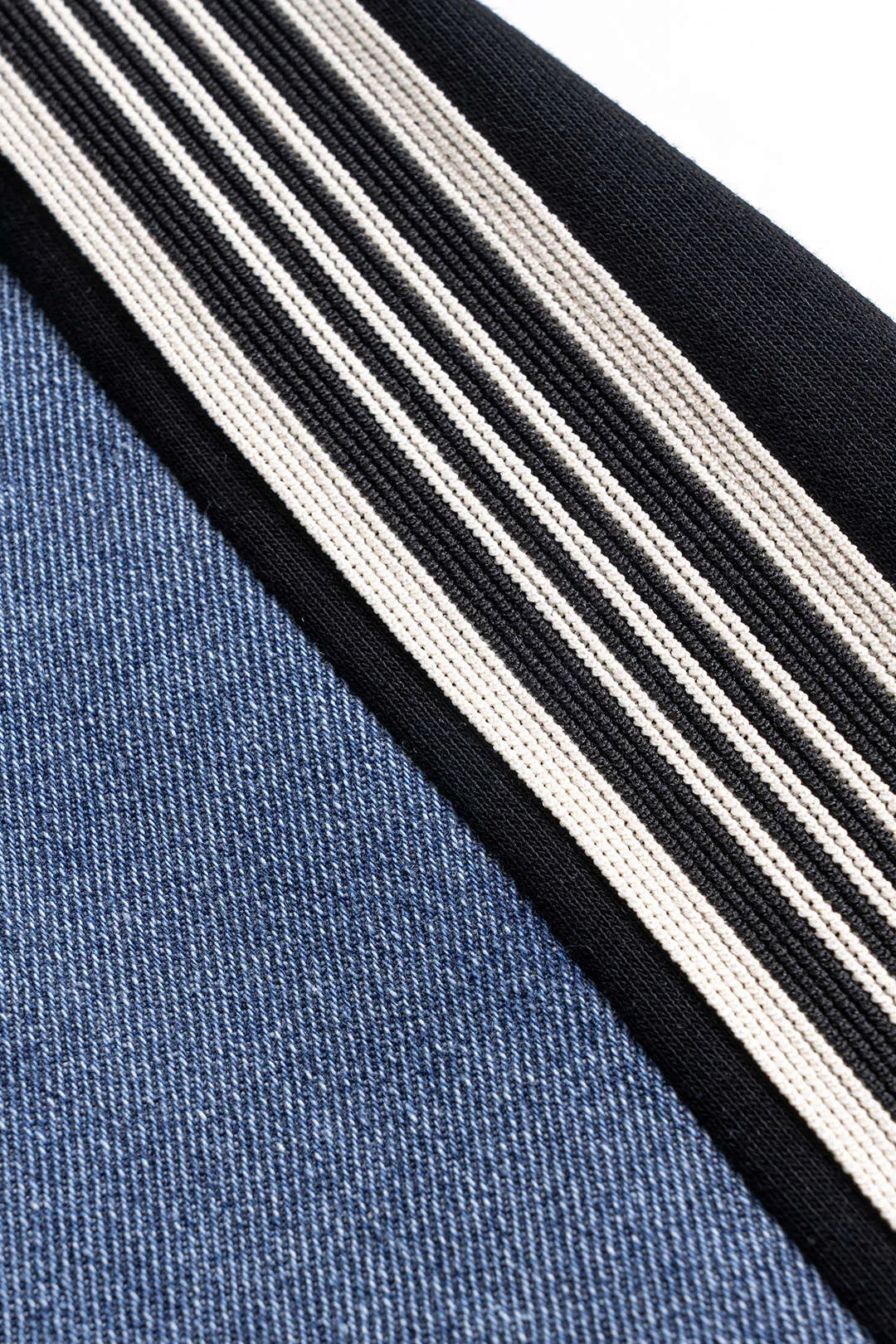 Denim patchwork jeans sold by Micas product image thumbnail 3