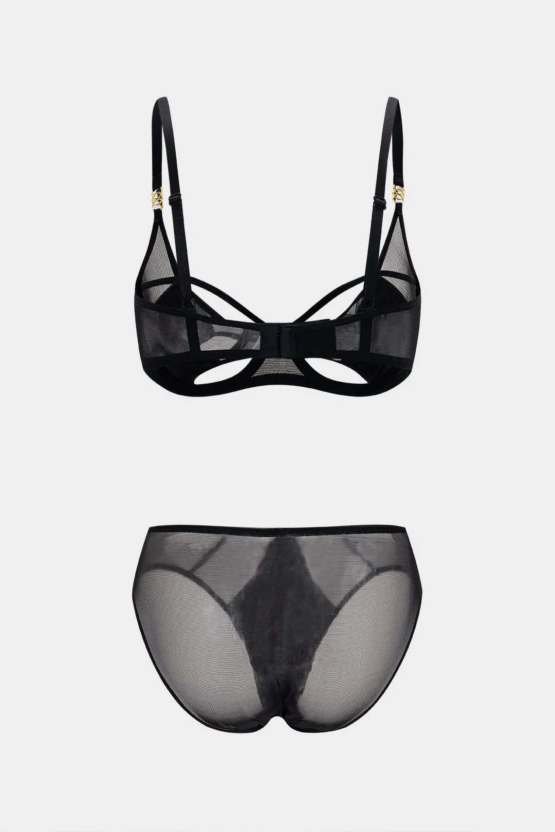 Sheer mesh todelt lingeri sold by Micas product image thumbnail 2