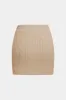 Strik krydset spalte nederdel sold by Micas