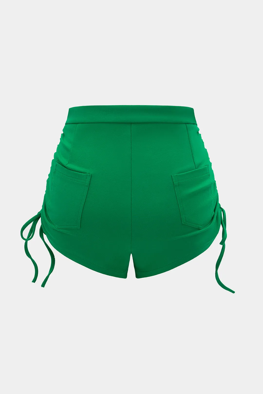 Drawstring Ruched Button Shorts sold by Micas product image thumbnail 2