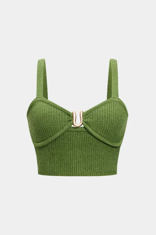 Strik metallisk indretningstank top sold by Micas