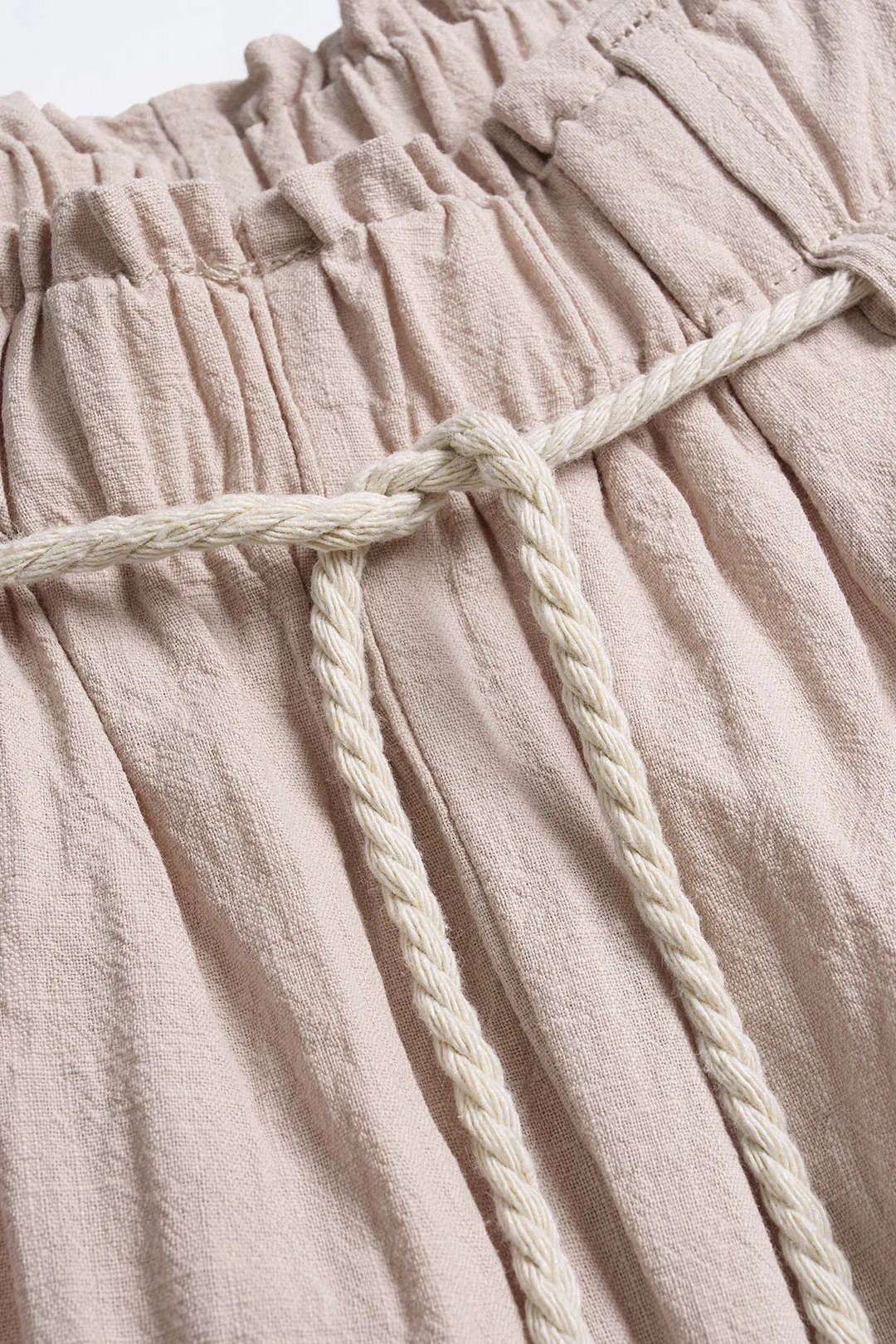 Linned Ruchedd Tie-up bukser sold by Micas product image thumbnail 3