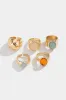 Rhinestone Open Ring Set sold by Micas