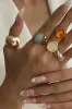 Rhinestone Open Ring Set sold by Micas