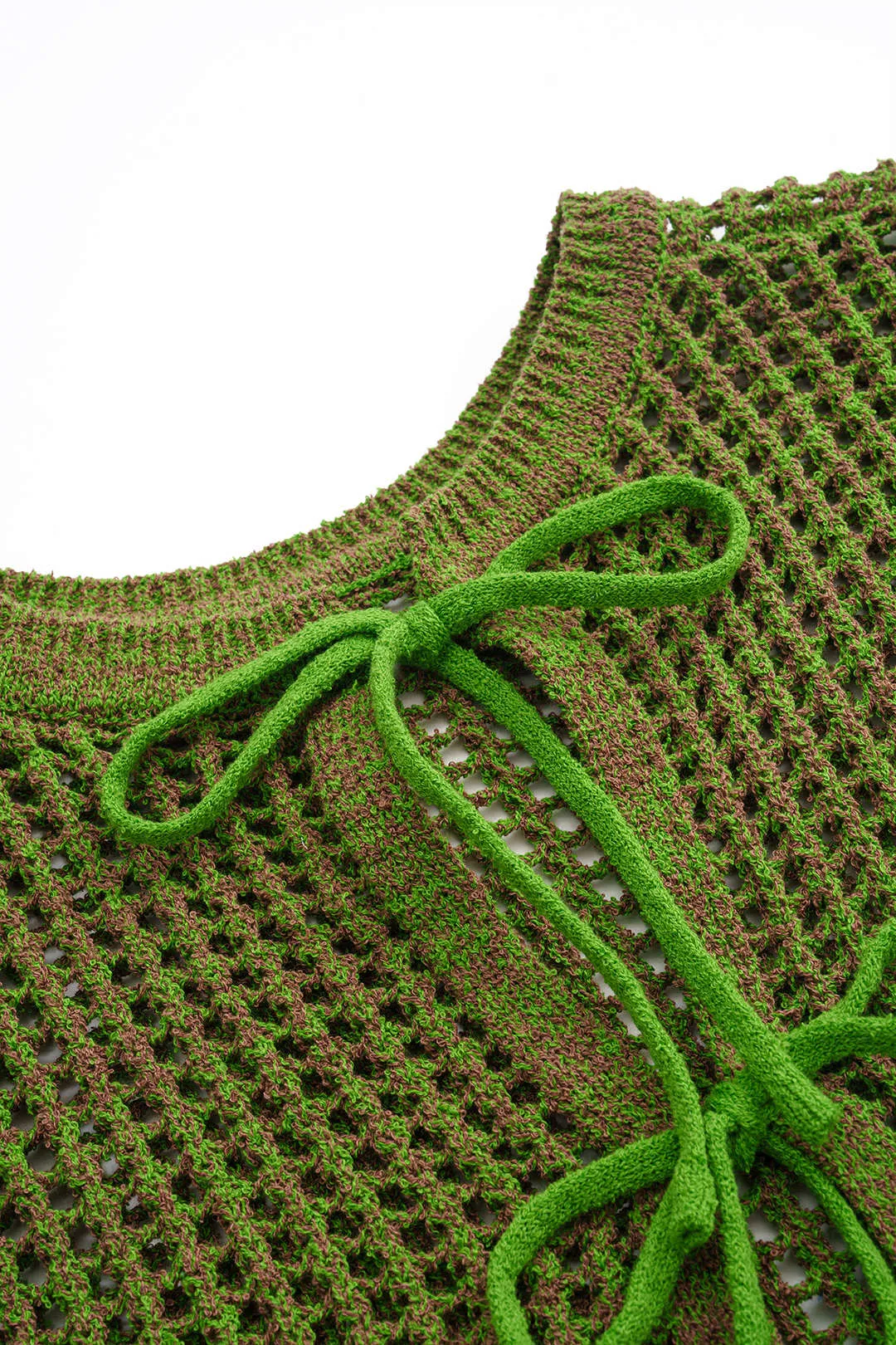 Strik hule ud Tie Back Shortærme top sold by Micas product image thumbnail 4