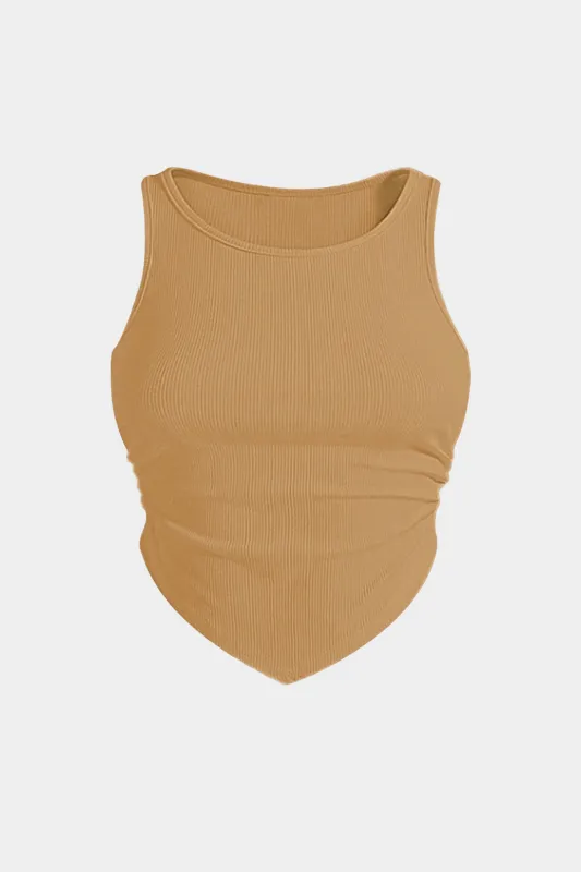 Plus Size Ruched Tank Top sold by Micas