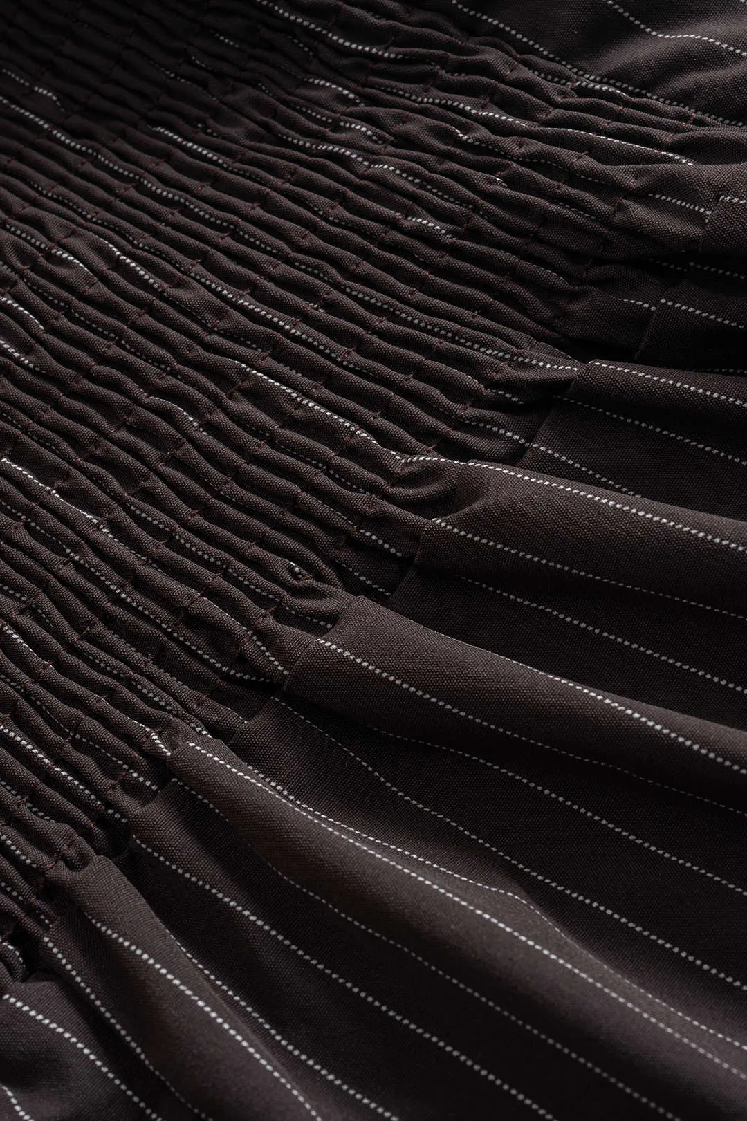 Stripes udskriver rygfri ruched ærmeløs jumpsuit sold by Micas product image thumbnail 3