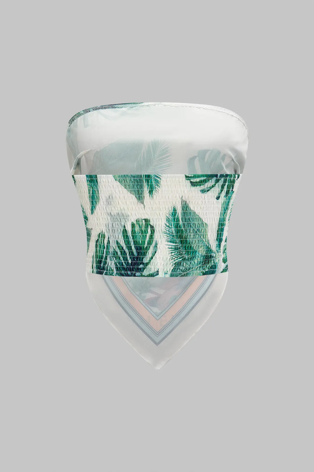 Tropiske blade Print Tube Top sold by Micas product image thumbnail 2