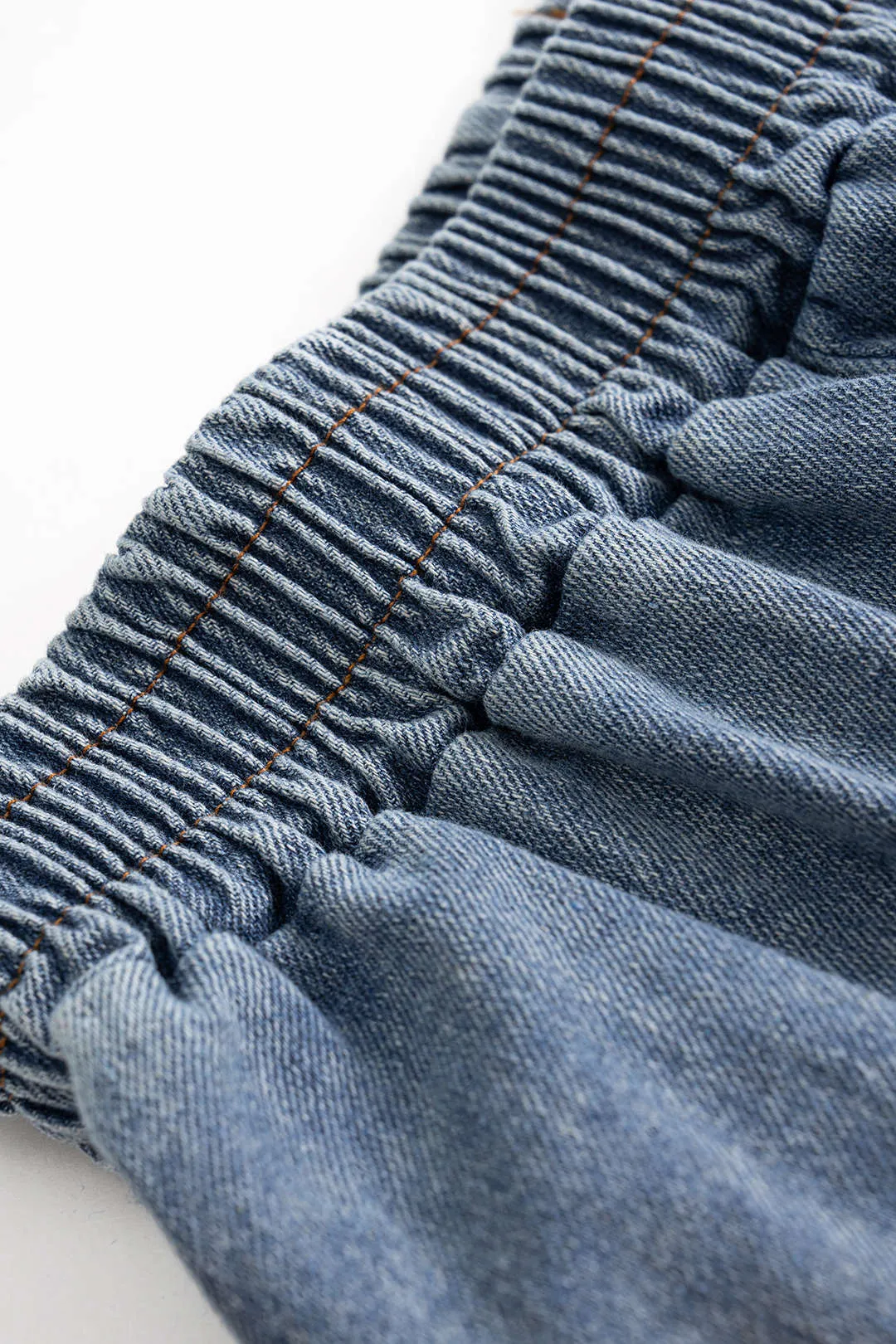 Denim lynlås tube top og jeans sæt sold by Micas product image thumbnail 3