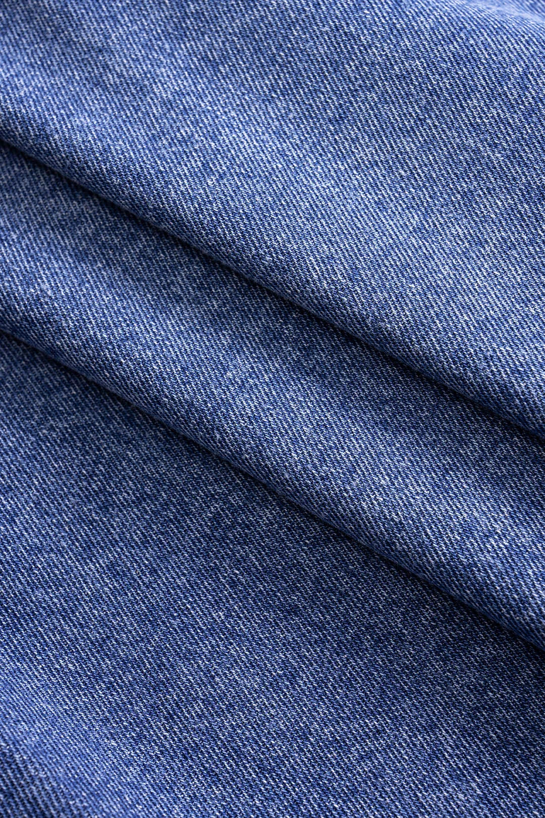 Denim asymmetrisk lomme flosset nederdel sold by Micas product image thumbnail 4