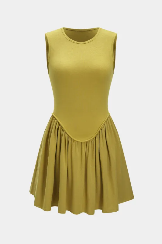 Ruched Sleeveless Mini Dress sold by Micas