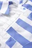 Kontrast Stripe Print Button Pocket Longærme skjorte og bukser sæt sold by Micas