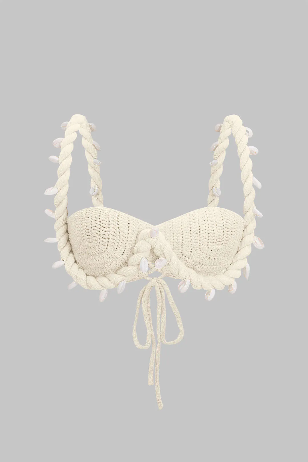 Strik Shell Decor Tie-Up Cami Top sold by Micas product image thumbnail 5