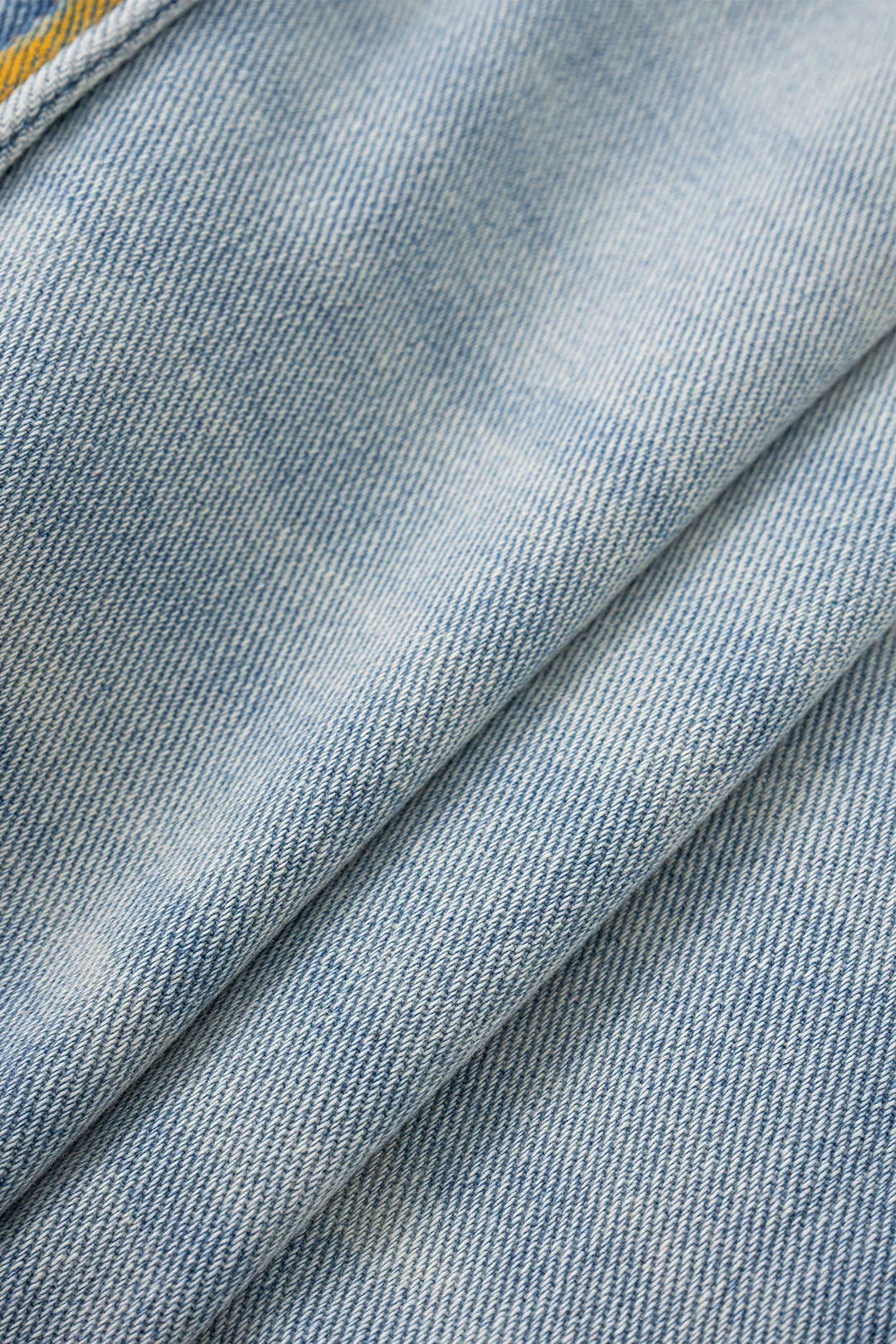 Denim høj talje bælte brede benshorts sold by Micas product image thumbnail 5