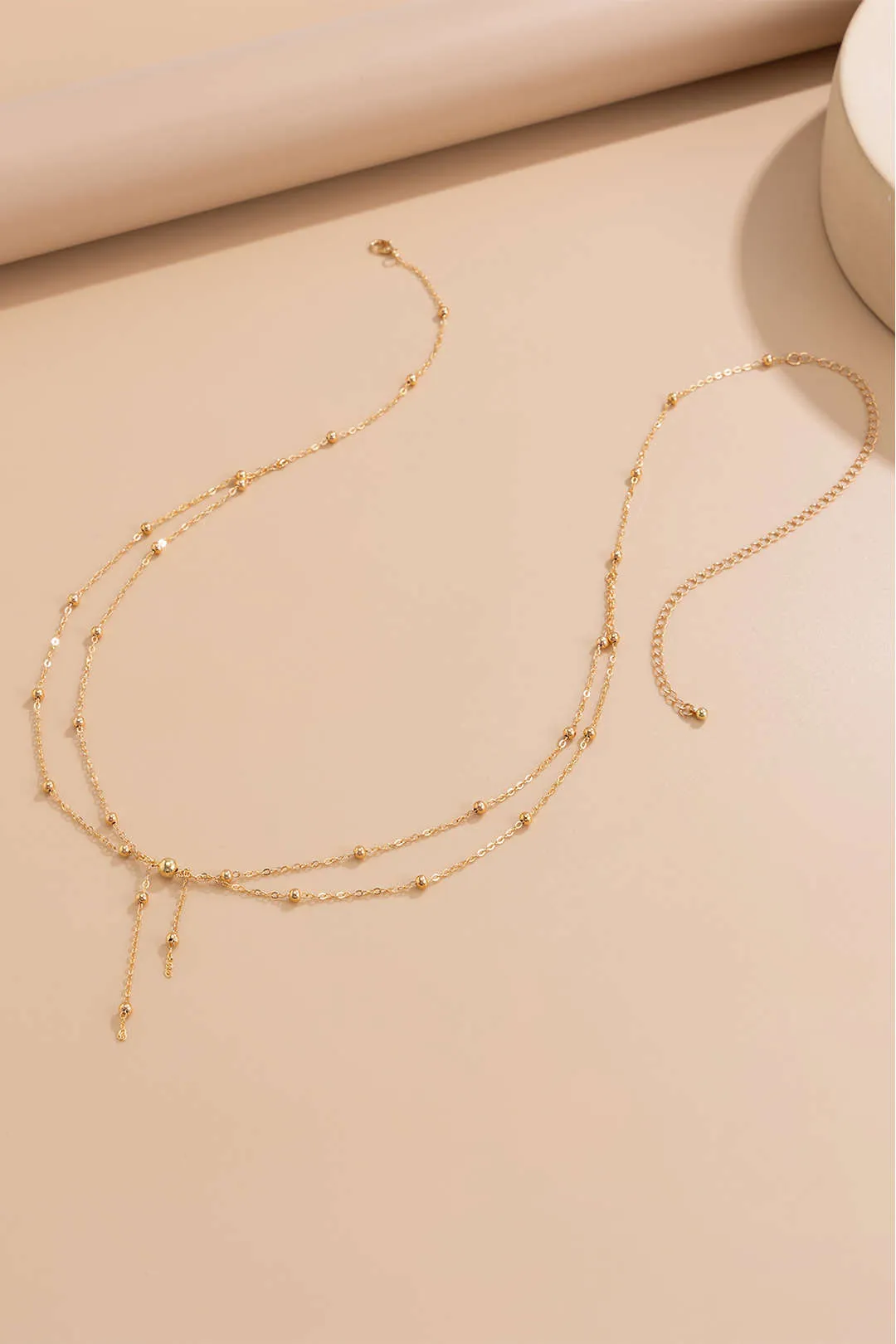 Dobbeltlags justerbar kropskæde sold by Micas