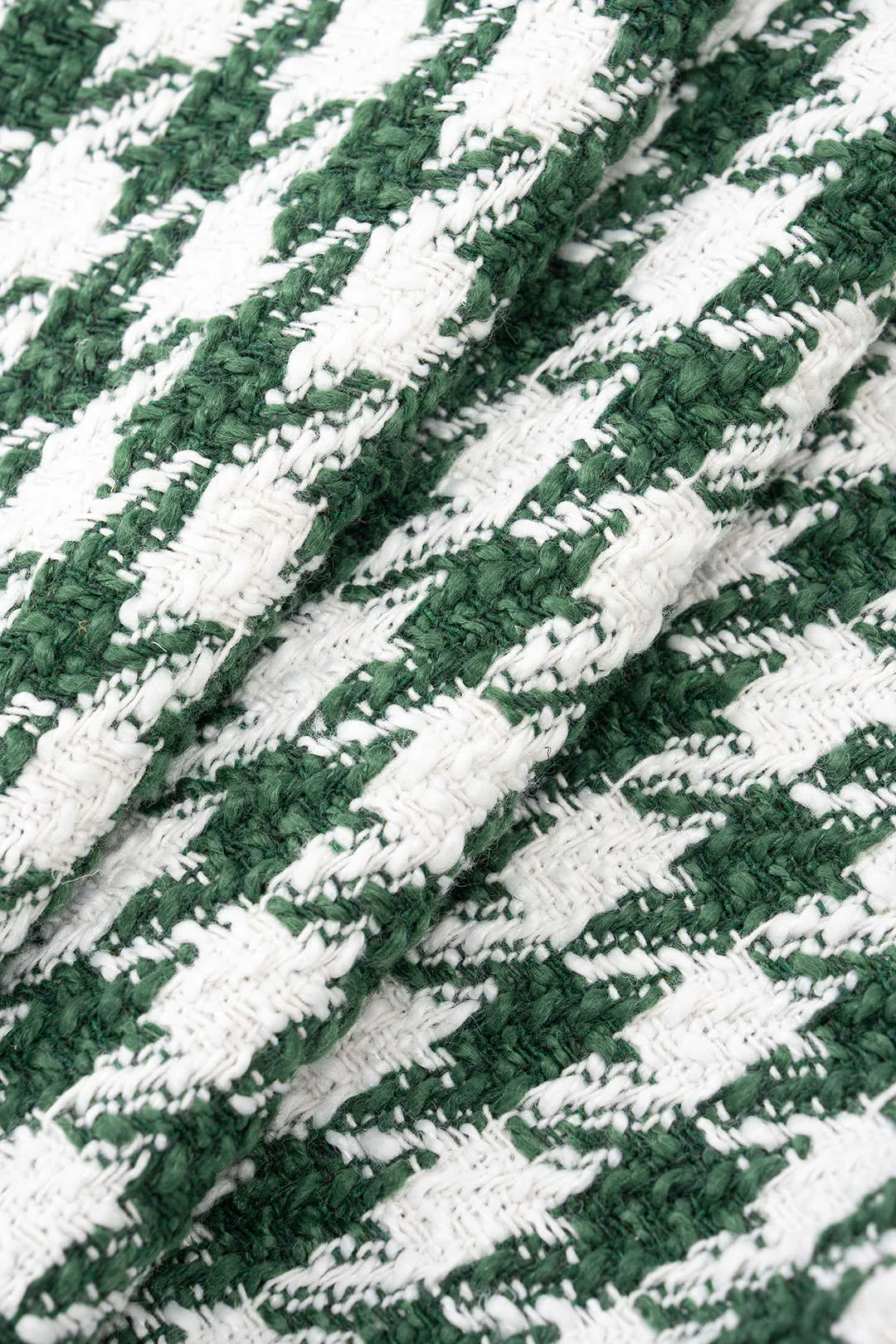 Houndstooth Print Metallic Button Fake Pocket Cami Top and Shorts Set sold by Micas product image thumbnail 4