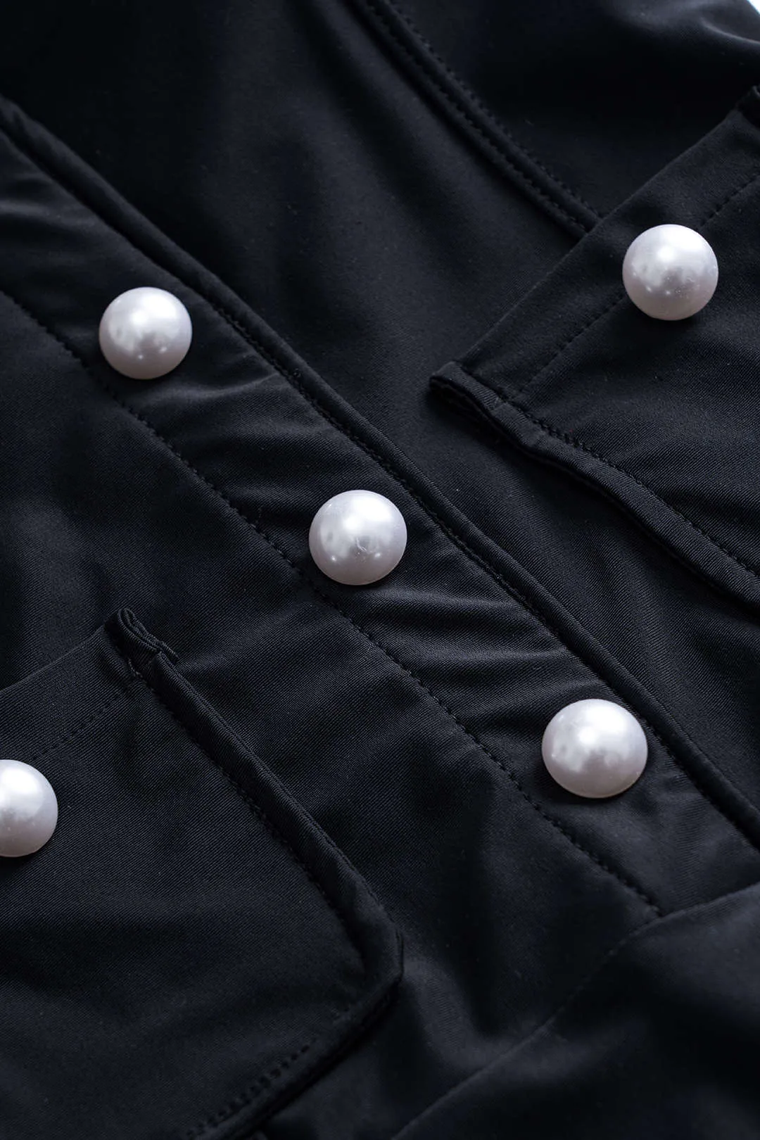 Pearl Button Slip Tummy Control One-Piece Swimsuit sold by Micas product image thumbnail 3