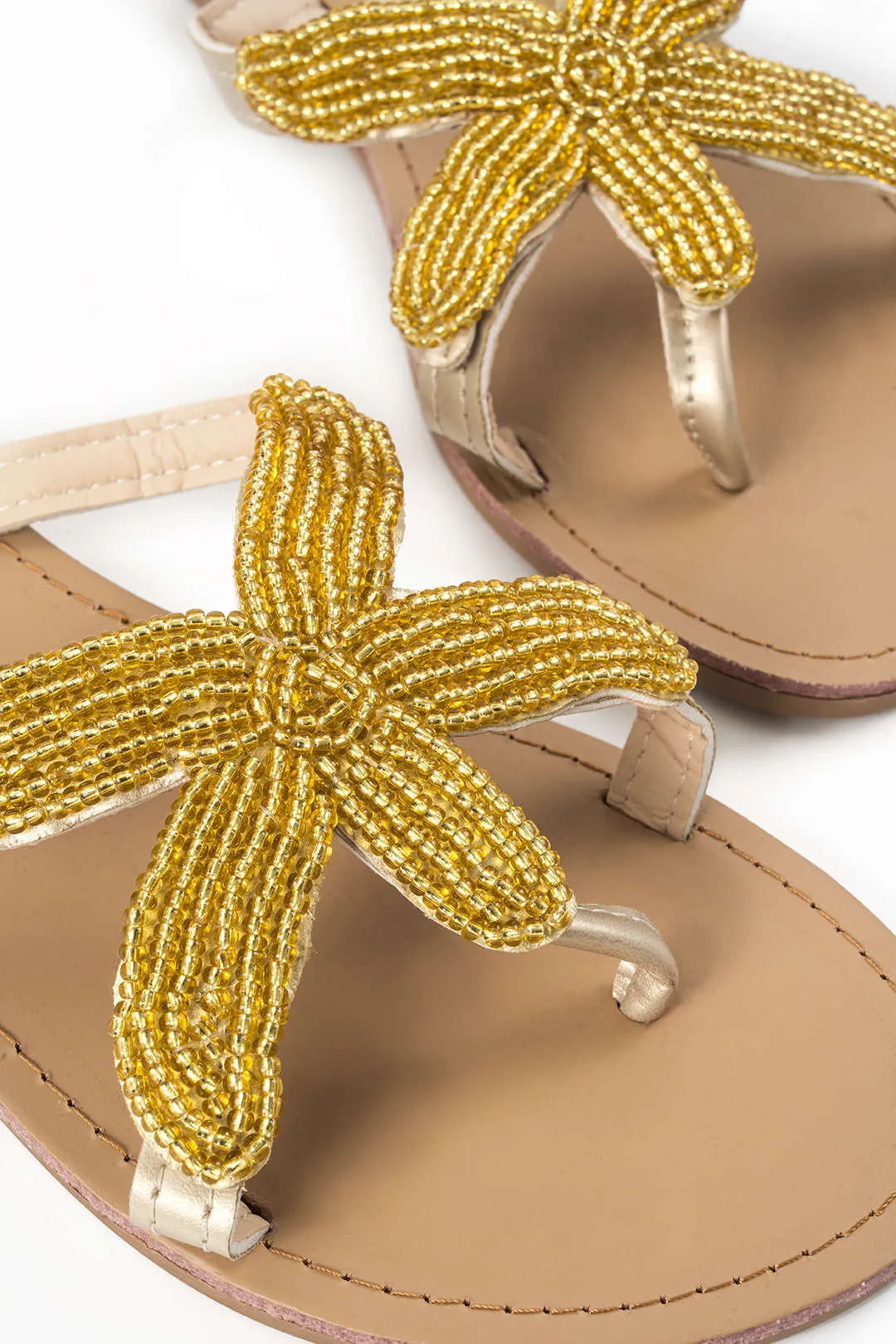 Round Toe Beaded Slippers sold by Micas product image thumbnail 3