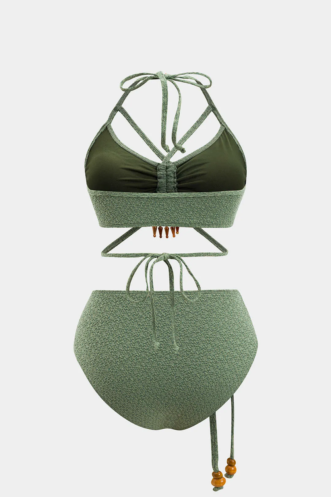 Drawstring Detail Beaded Bikini Set sold by Micas product image thumbnail 5